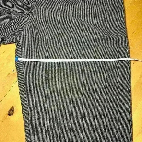 Eileen Fisher Linen Blend Wide Leg Trouser Zip fly Partial Elastic waist Sz S - Picture 9 of 15